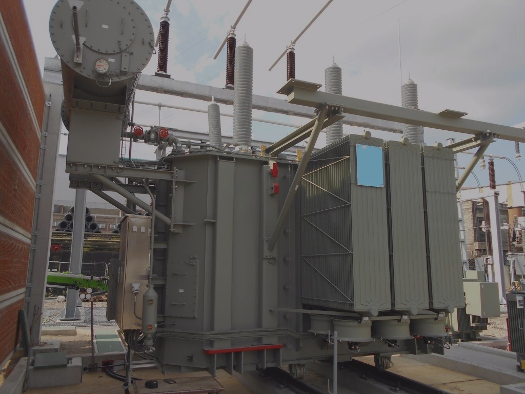 Erection and commissioning of a new 50 MVA transformer slider