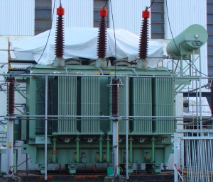 Replacement of HV cable boxes on 500 MVA transformer